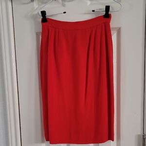 Anne klein II Orange Women's Skirt Sz 2